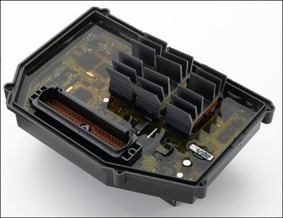 Polyurethane potting compounds covering electronic devices for added protection and durability