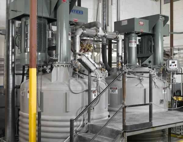 Reactor for polyurethane processing