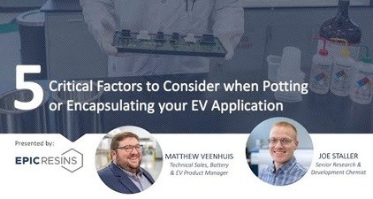 Critical factors potting encapsulating EV applications