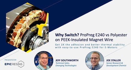 ProPreg E240 vs polyester PEEK magnet wire